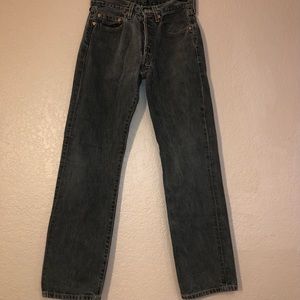 Vintage Levi’s 501s high-rise from UK MINT condition grey 31x32 (about 4-6)